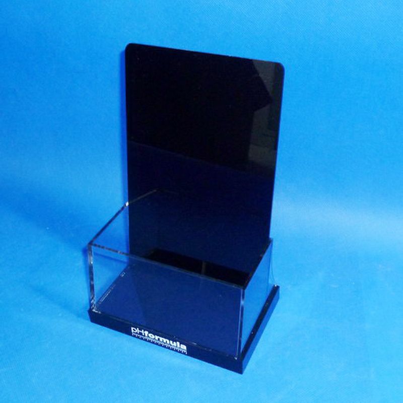  Countertop custom acrylic  1/3 A4 pamphlet brochure holder 6132