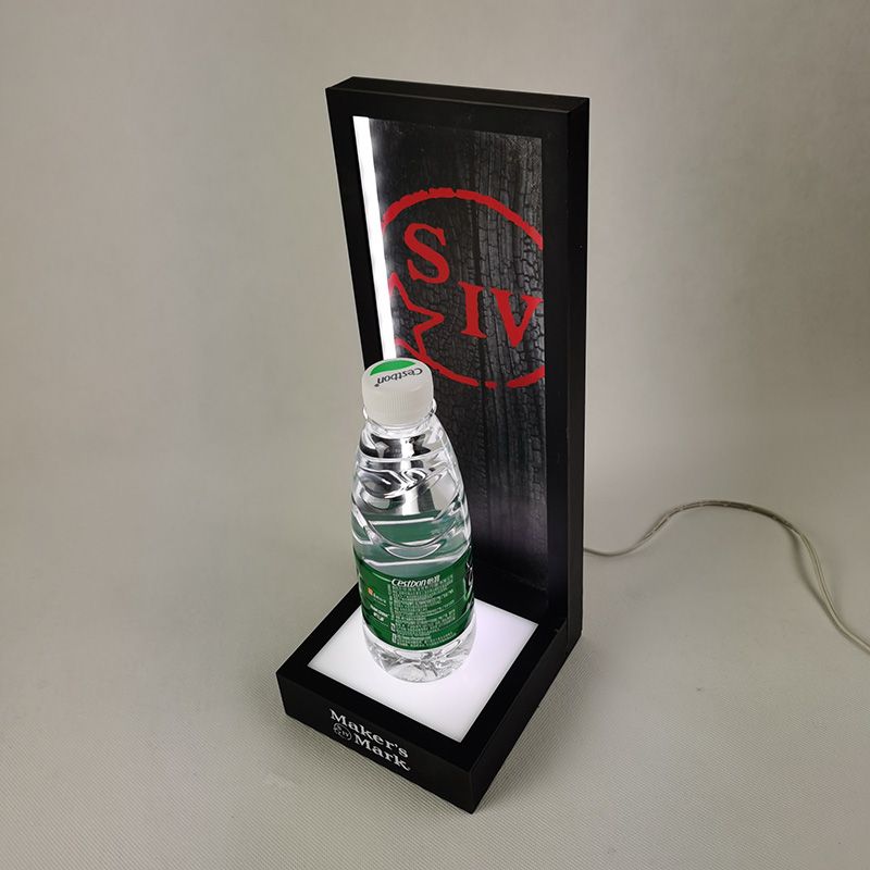 Acrylic + Led bottle presenters, glorifier LED-16