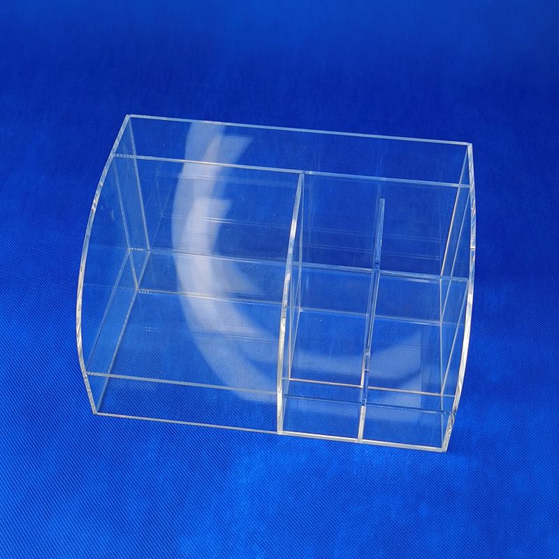 Acrylic stationery organizer, transparent acrylic pen/pencil organizer 6178