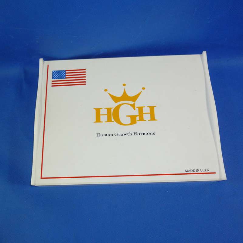 White acrylic storage and display box for human growth hormone 2147