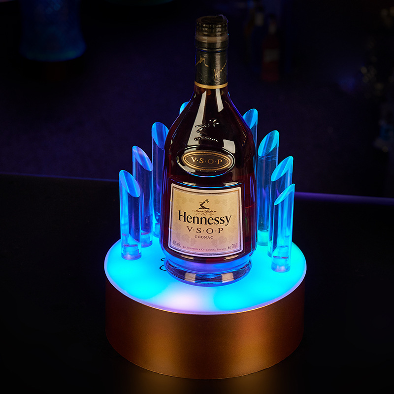 Luminous Lounge, Creative Champagne Seat, Cocktail Stand