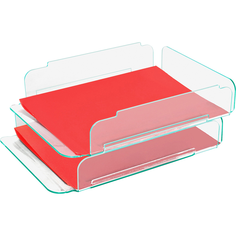 Acrylic stackable A4 document folder file folder paper tray letter tray file organizer 6138