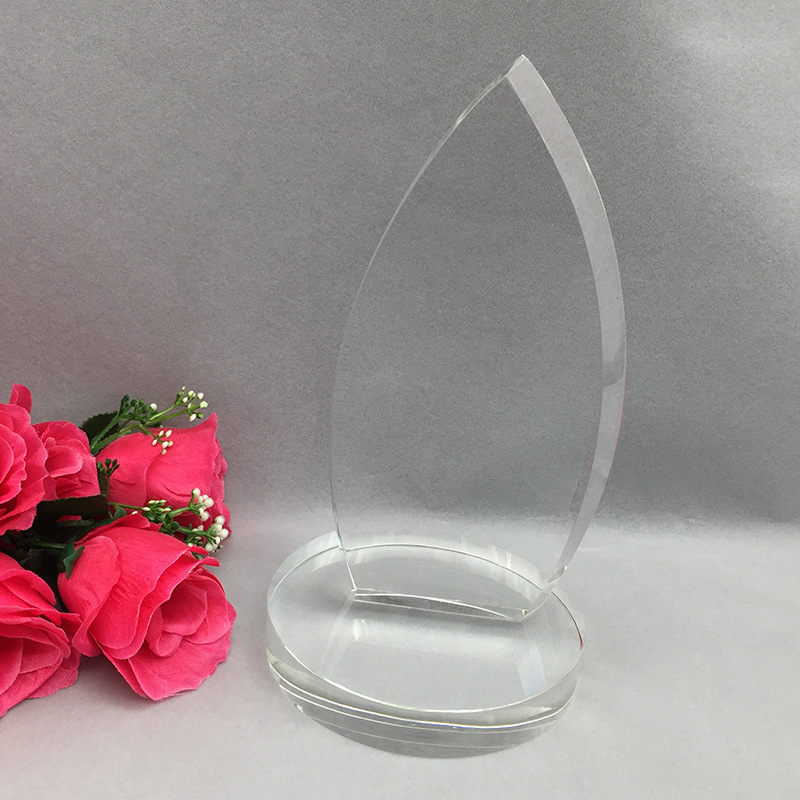 Clear flame custom engraved acrylic awards 2B17