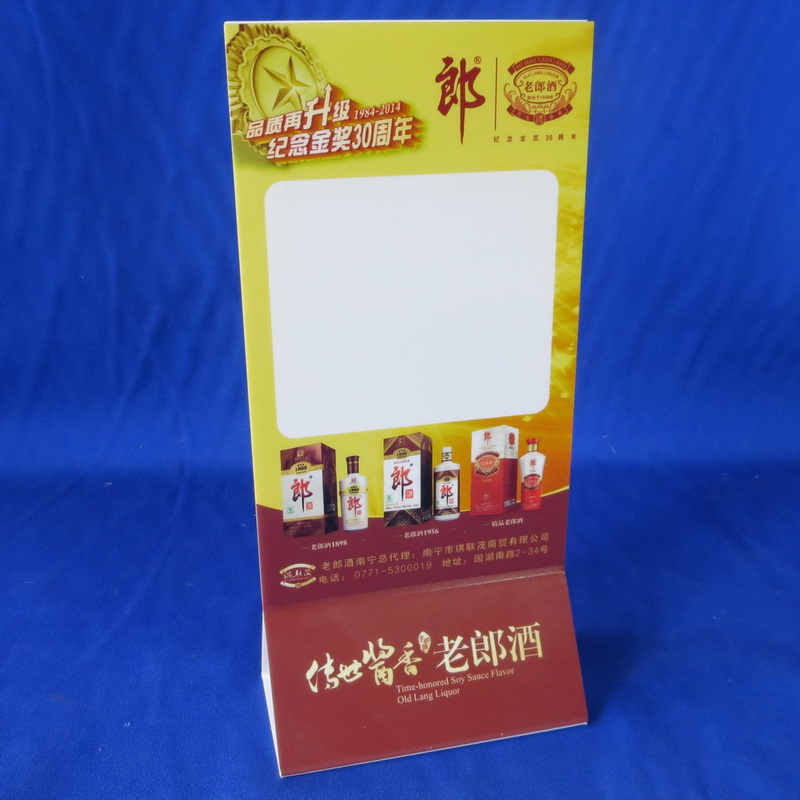 Custom acrylic menu holders with logo 8145