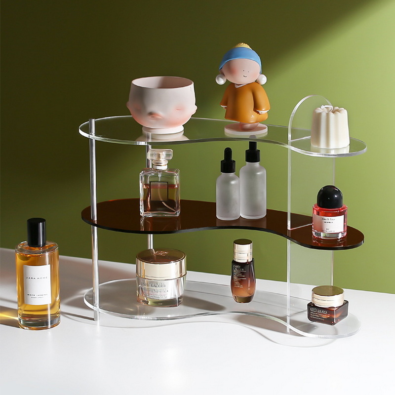 3-tier acrylic organizer shelf stand 5A41