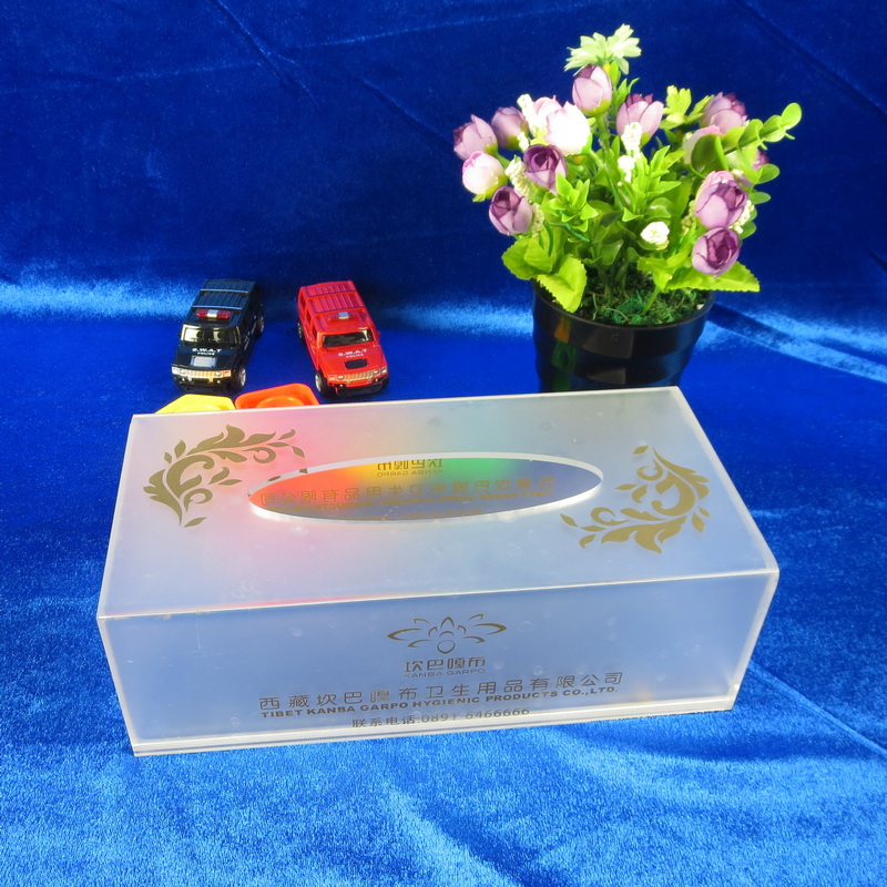 Frost acrylic tissue boxes 6A18