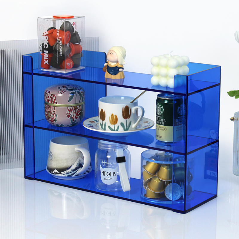 Tabletop multi-purpose acrylic storage rack 5A62