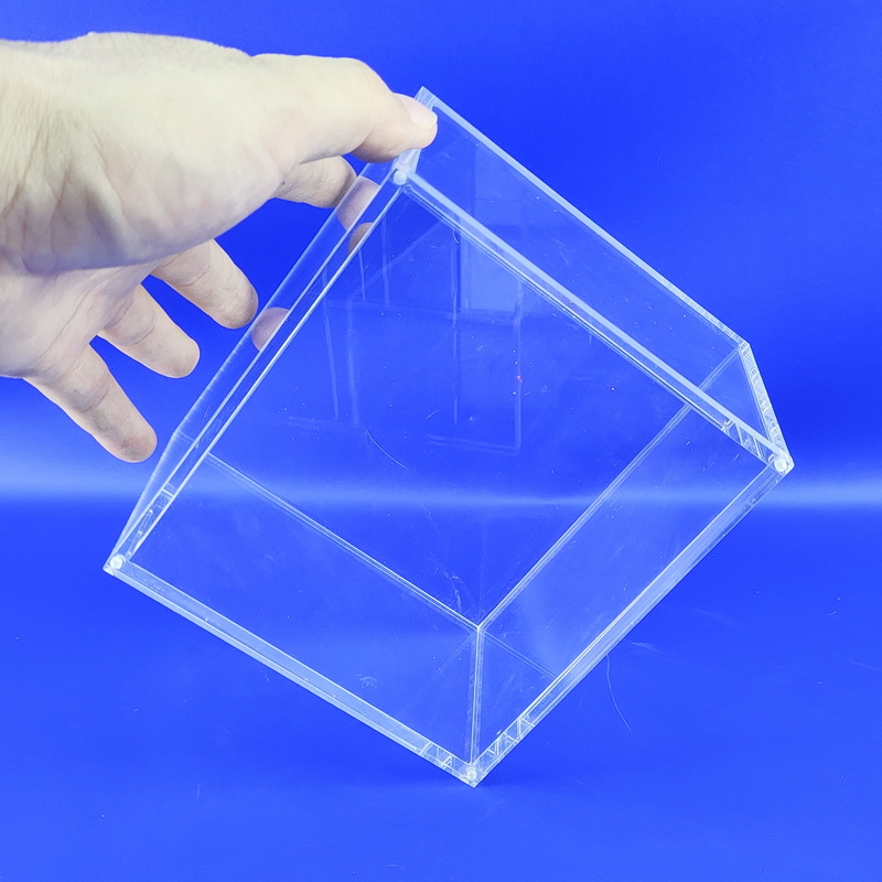 Clear acrylic case box with magnet lid cover 2240