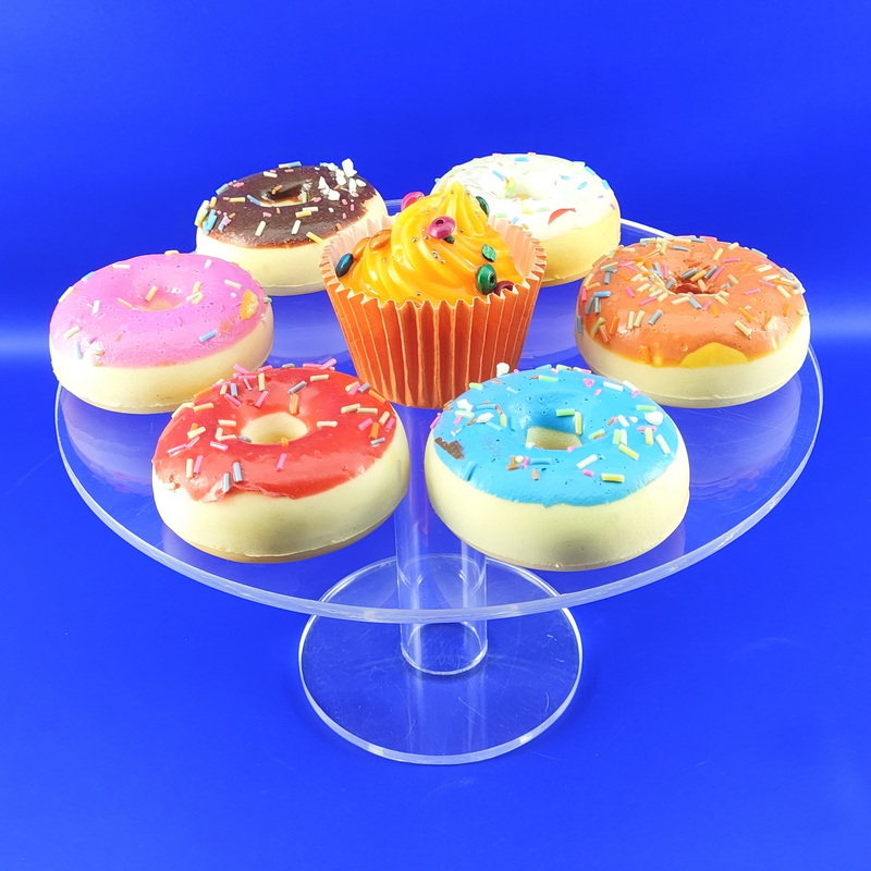 Clear acrylic cake display stand 8199